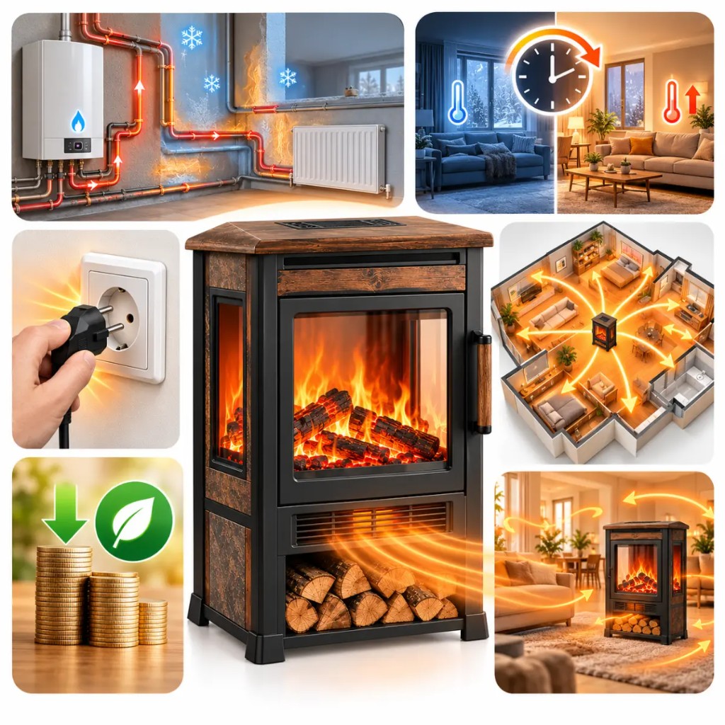 Thermora™ fűt akár 110 m²-t — összehasonlítás kazánnal és radiátorokkal
