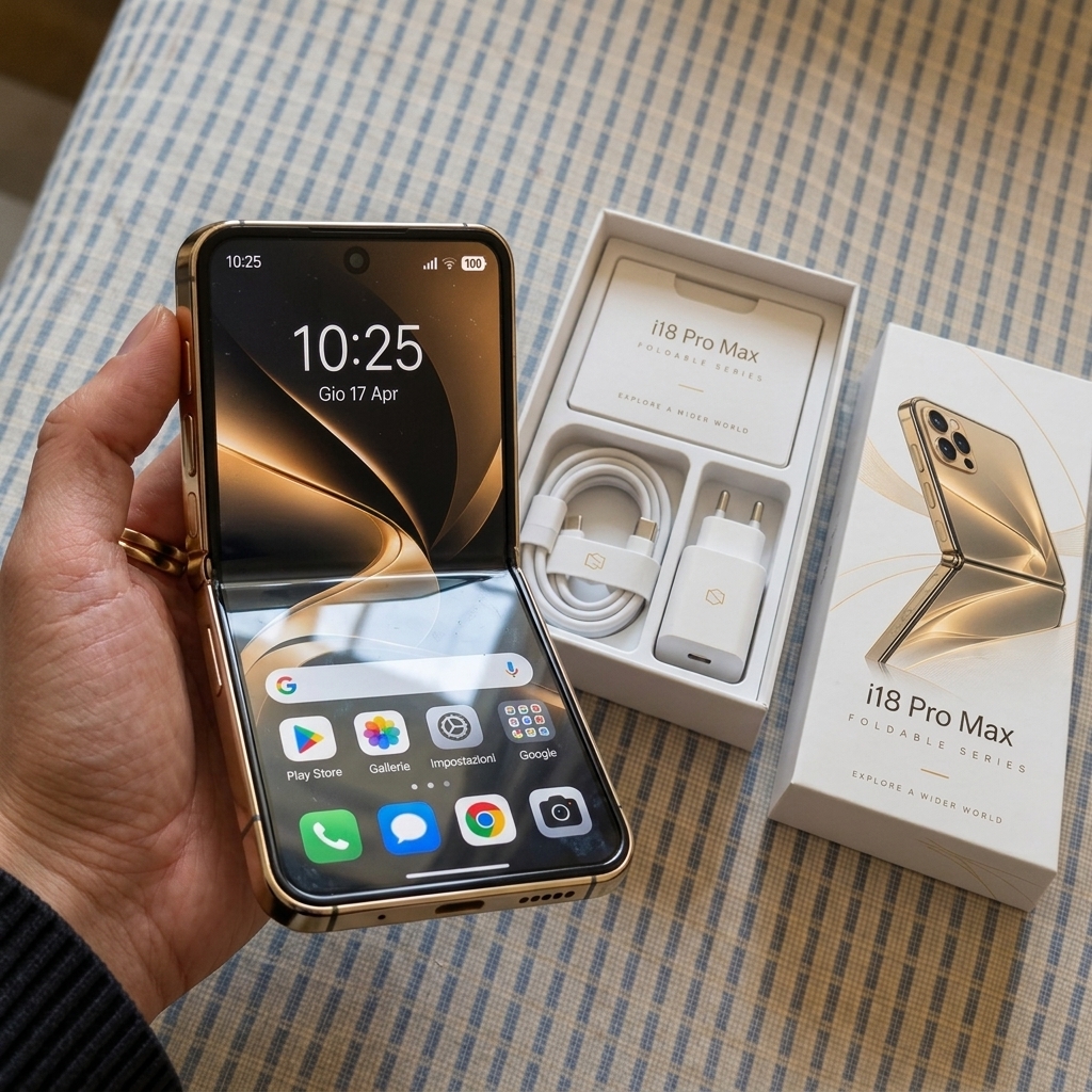 i18 Pro Max™ chiuso — compatto e comodo da portare
