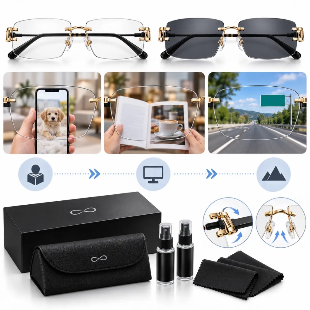 OptiFocus automatikus fókusz -4 és +4 között közeli olvasáshoz és távoli látáshoz