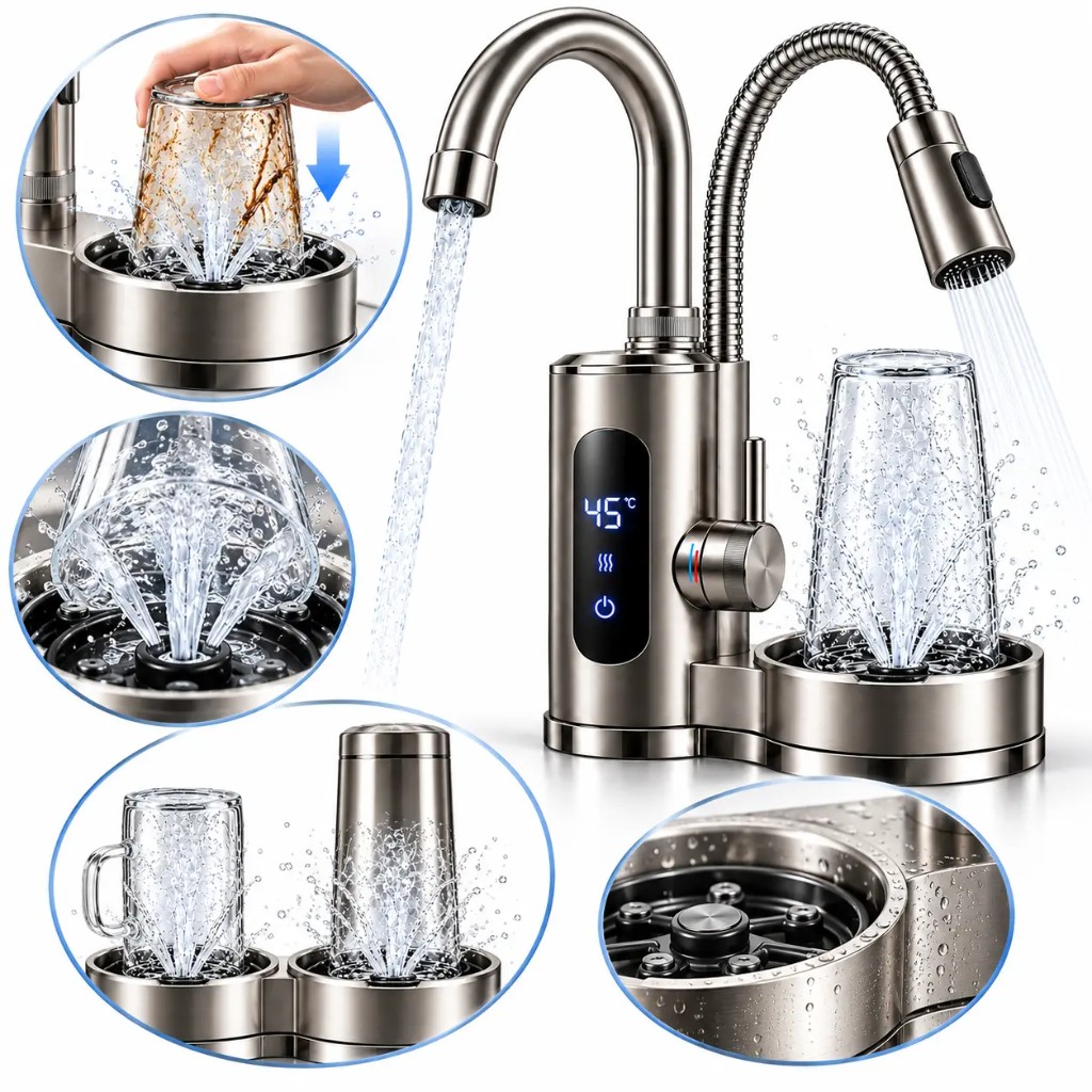 Rinser de acero inox para fregadero de cocina